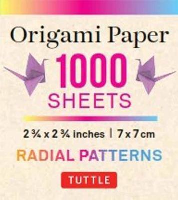 ORIGAMI PAPER COLOUR BURST 1000 SHEETS 7CM
