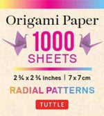 ORIGAMI PAPER COLOUR BURST 1000 SHEETS 7CM