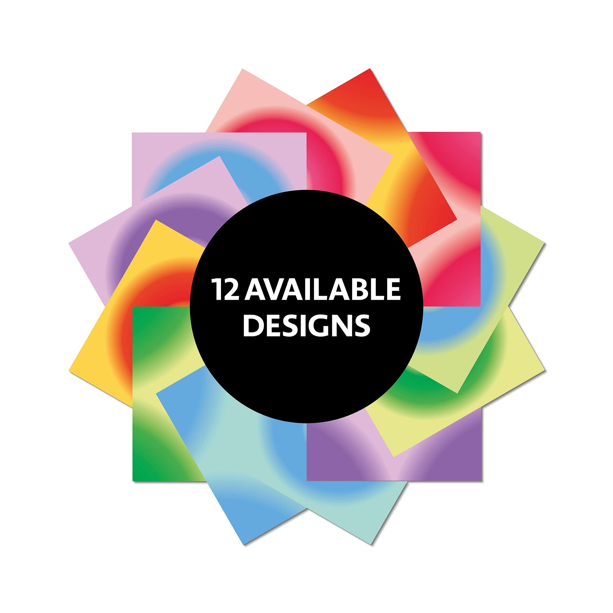 ORIGAMI PAPER COLOUR BURSTS 1000 SHEETS 10CM