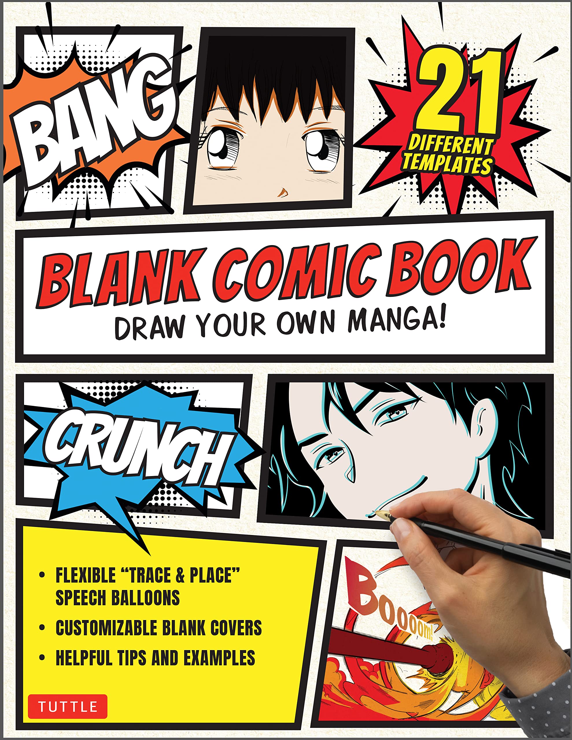 BLANK COMIC BOOK DRAW MANGA