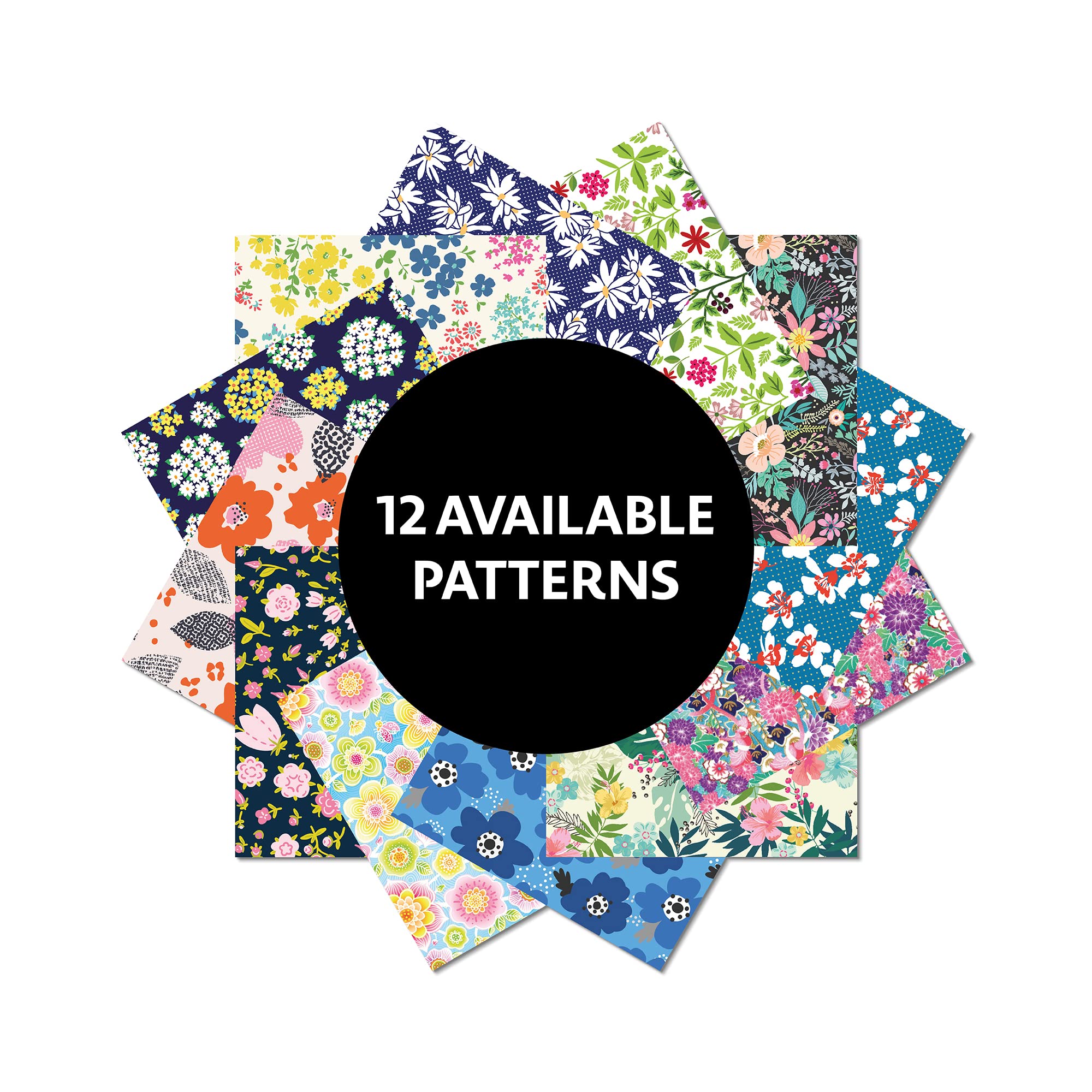 ORIGAMI PAPER FLOWER PATTERNS 500 HEETS 10CM