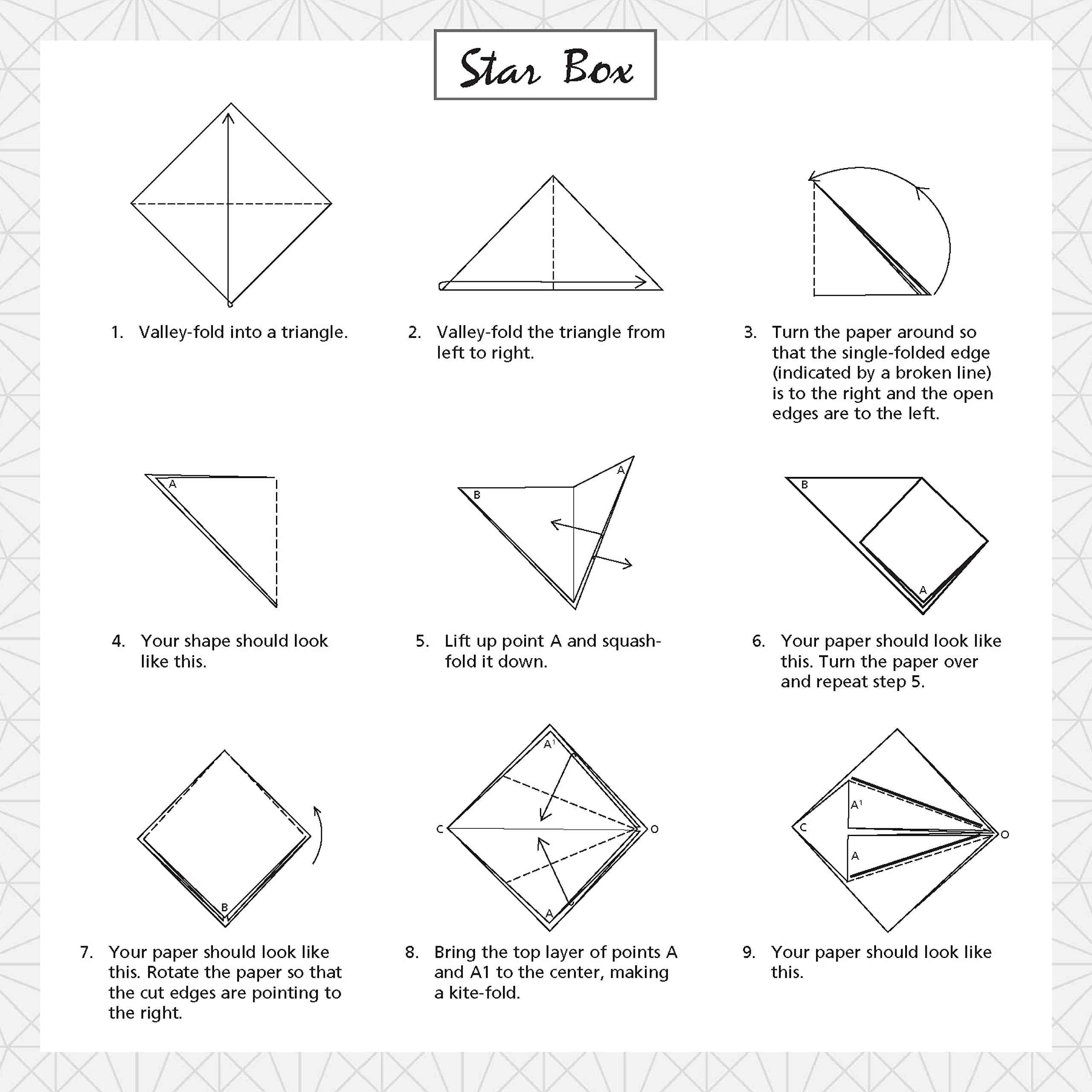 ORIGAMI PAPER MATRIX PATTERN 500 SHEETS 15CM