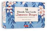 JAPANESE DESIGNS 16 THANK YOU CARDS