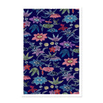 CHIYOGAMI FLOWERS EMBOSSED NOTE CARDS