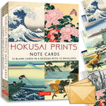 HOKUSAI PRINTS NOTE CARDS - 12 CARDS