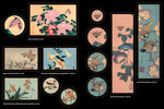 HOKUSAI PRINTS STICKER BOOK