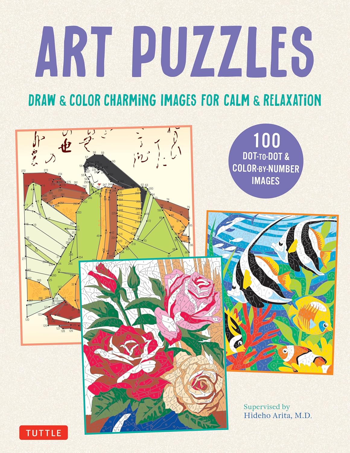 ART PUZZLES COLOUR BY NUMBERS