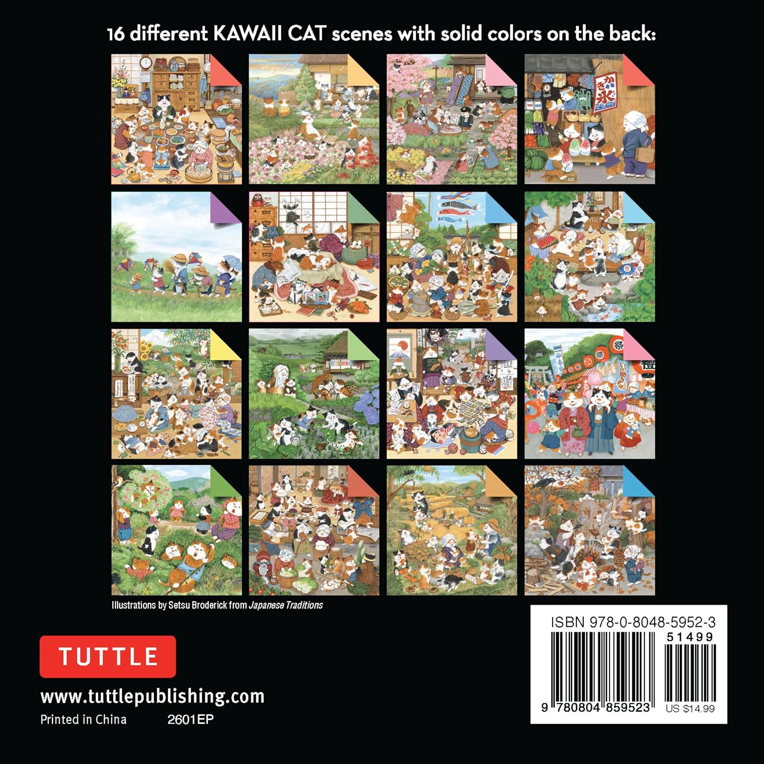 ORIGAMI KAWAII CATS PAPER PACK BOOK