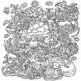 DOODLELAND COLOURING BOOK