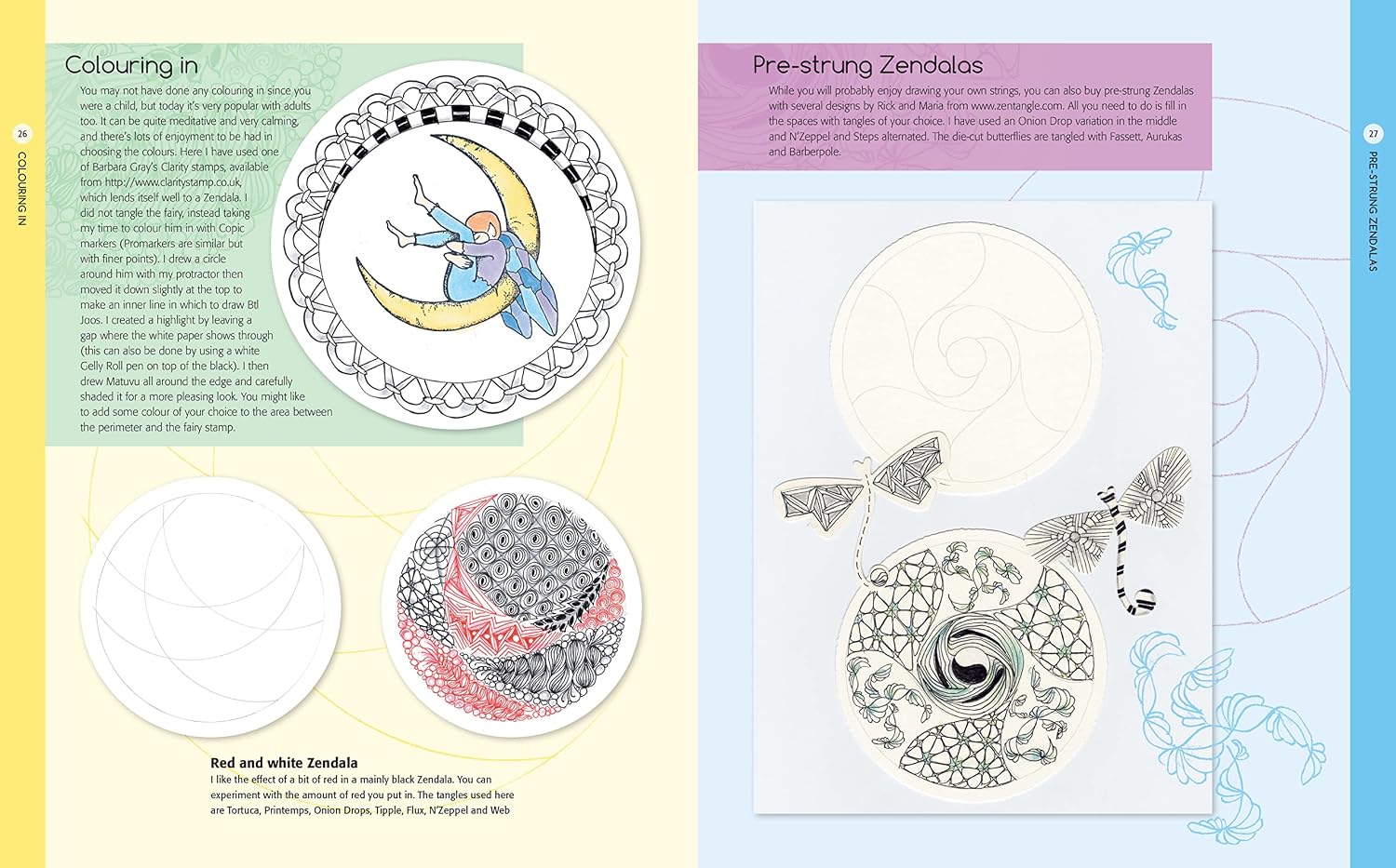DRAWING ZENTANGLE MANDALAS