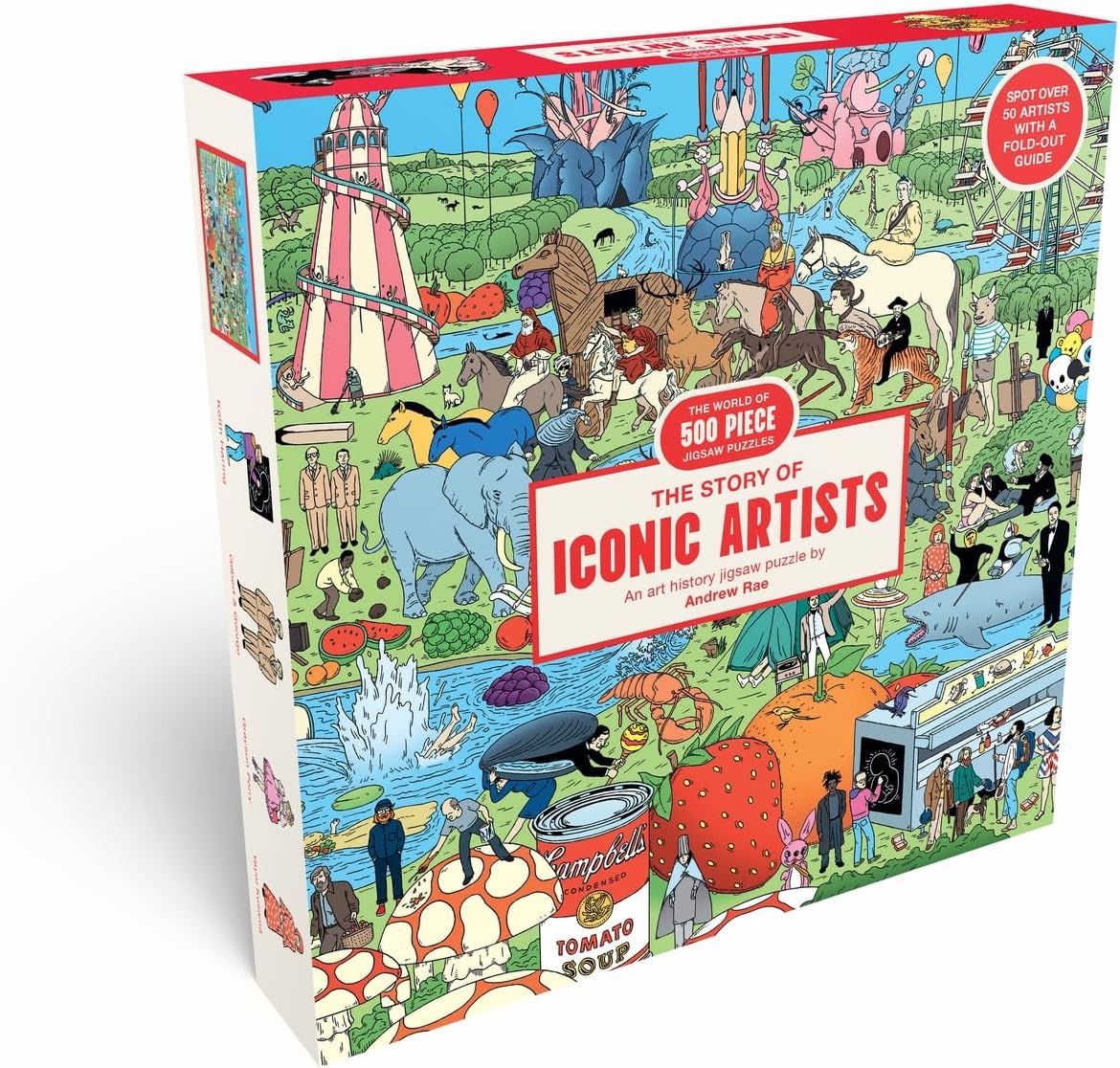 THE STORY OF ICONIC ARTISTS: 500-PIECE PUZZLE