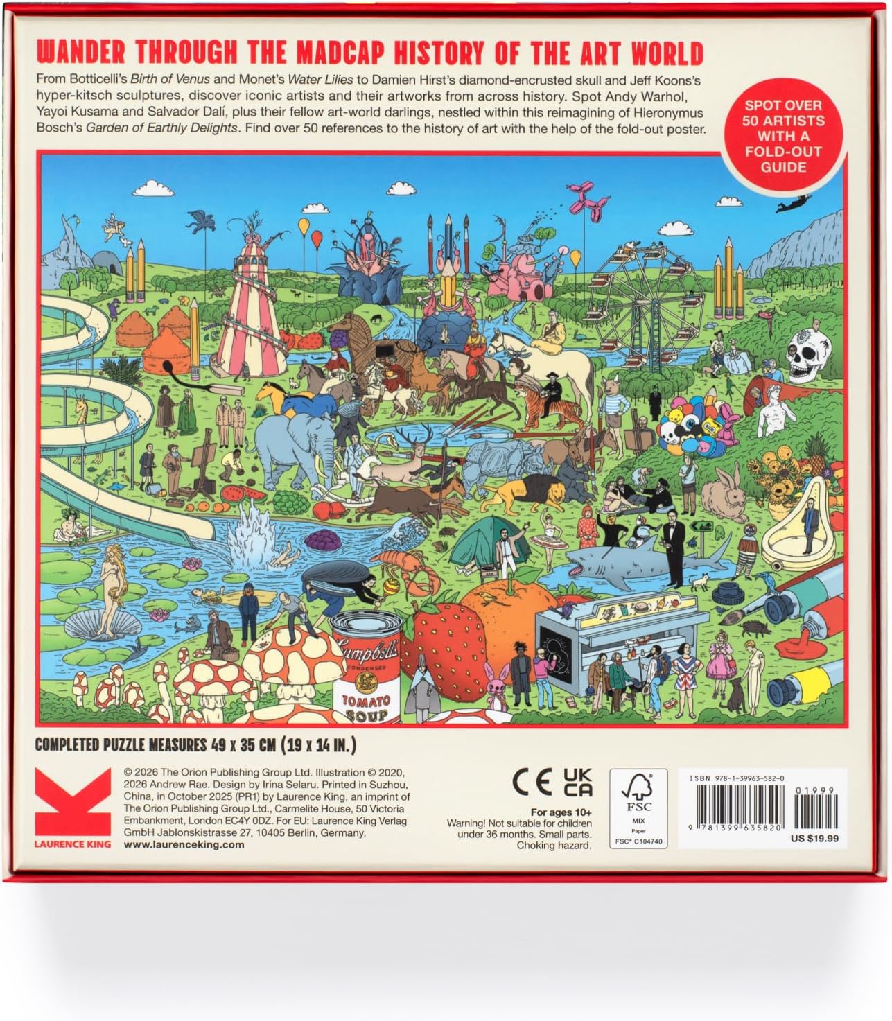 THE STORY OF ICONIC ARTISTS: 500-PIECE PUZZLE