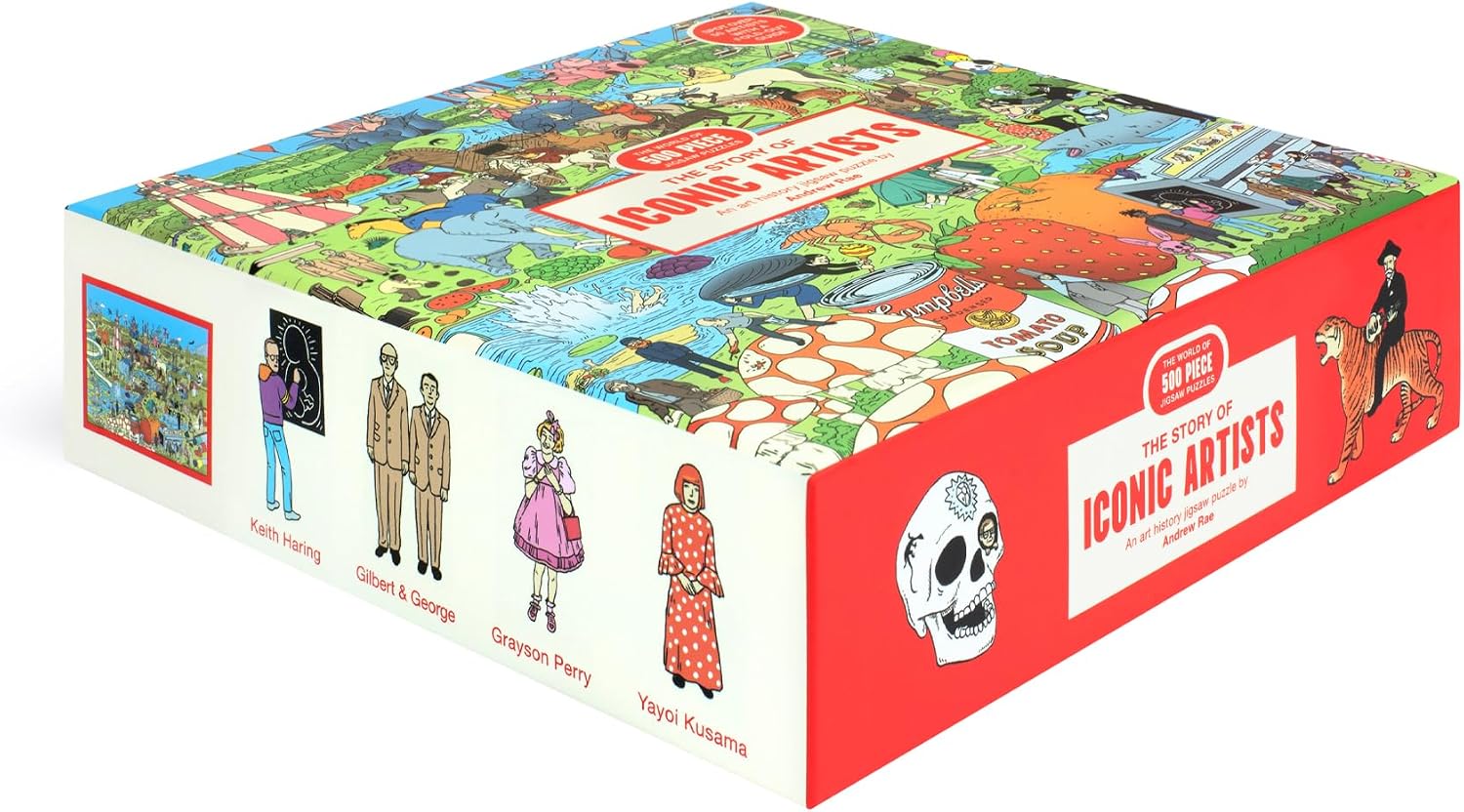 THE STORY OF ICONIC ARTISTS: 500-PIECE PUZZLE