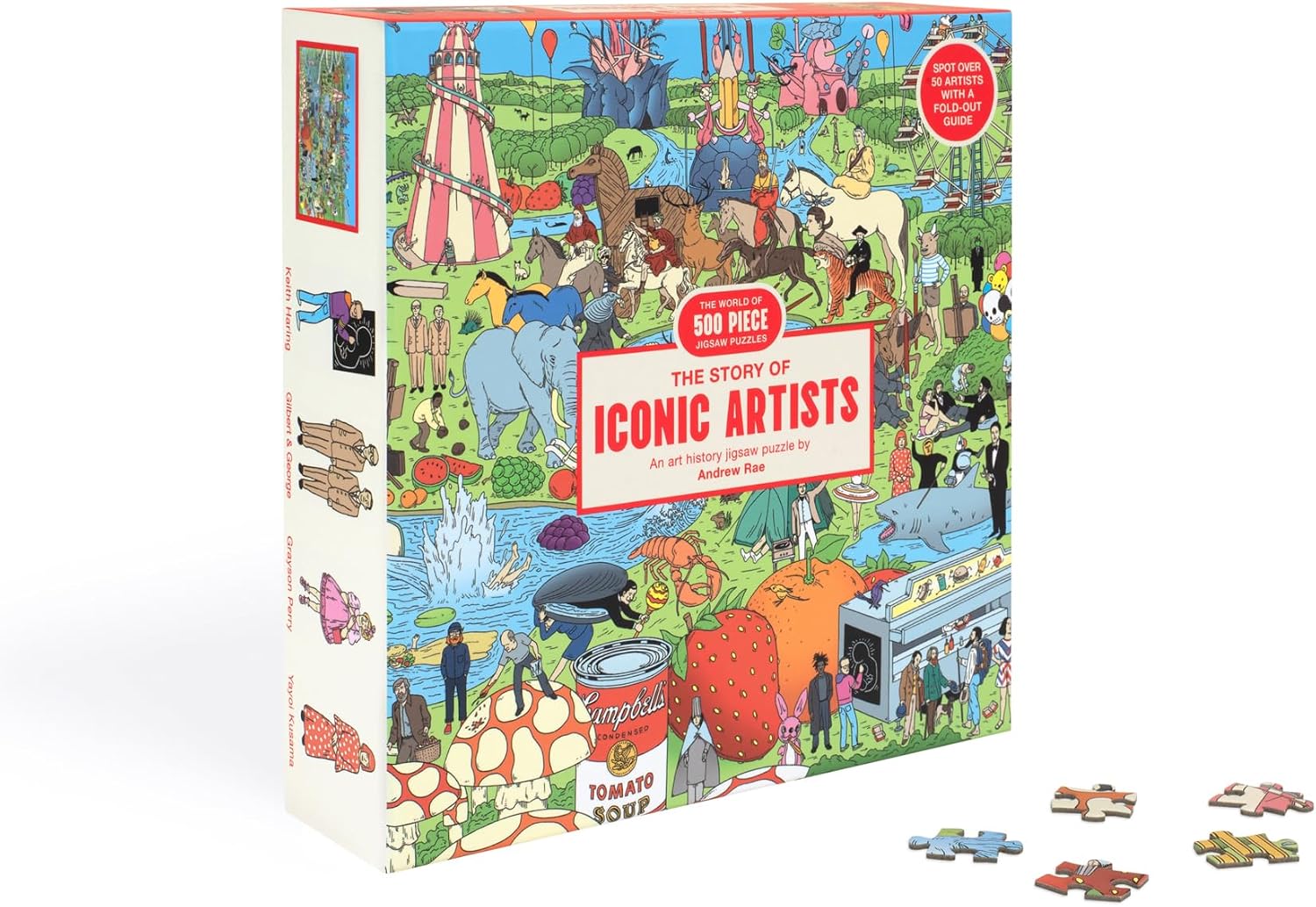 THE STORY OF ICONIC ARTISTS: 500-PIECE PUZZLE