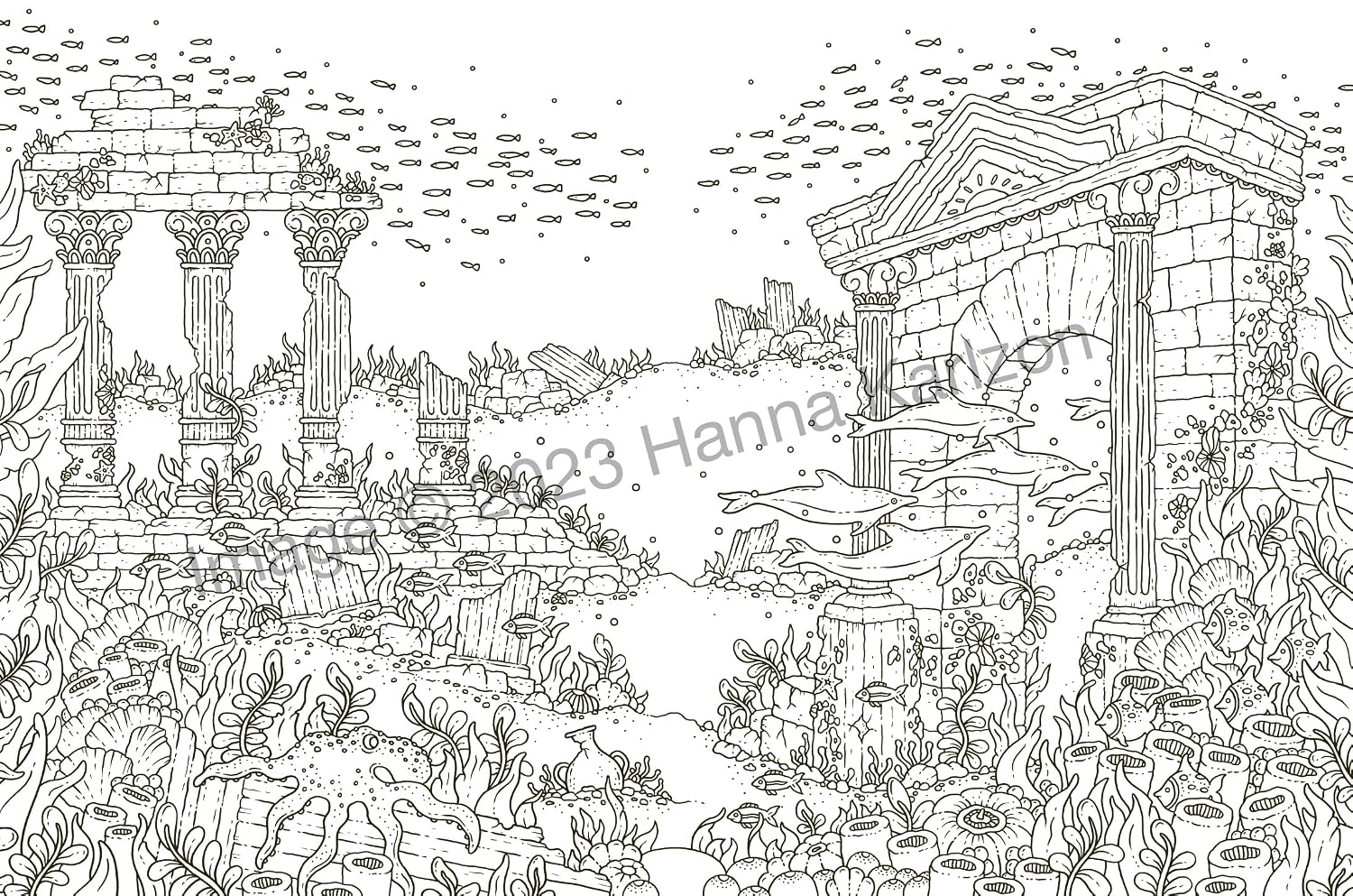 TALES FROM ATLANTIS: A COLORING BOOK
