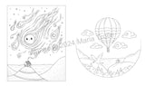 SHOOTING STAR: COLORING BOOK