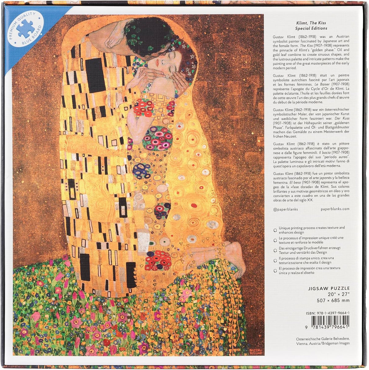 KLIMT, THE KISS (SPECIAL EDITIONS) 1000 PIECE JIGSAW PUZZLE