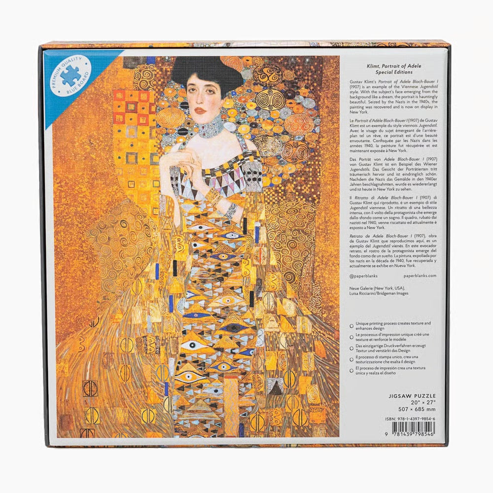 KLIMT PORTRAIT OF ADELE 1000 PIECE PUZZLE