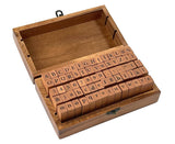 STUDIO SERIES LETTERPRESS STAMP SET 70