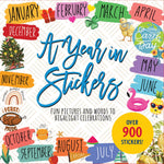 A YEAR IN STICKERS STICKER BOOK
