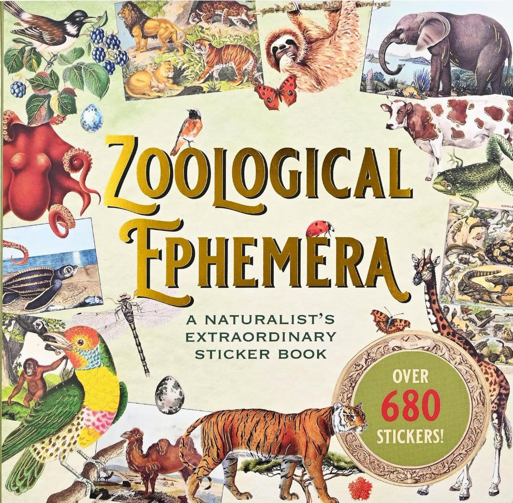 ZOOLOGICAL EPHEMERA STICKER BOOK