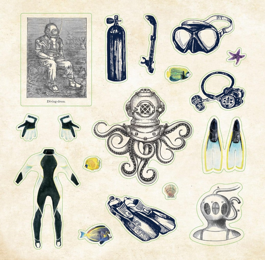 POSEIDON'S KINGDOM STICKER BOOK