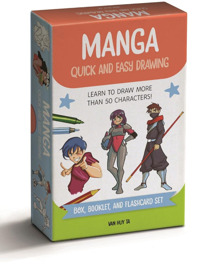 MANGA QUICK AND EASY DRAWING DECK
