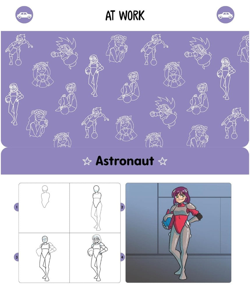 MANGA QUICK AND EASY DRAWING DECK