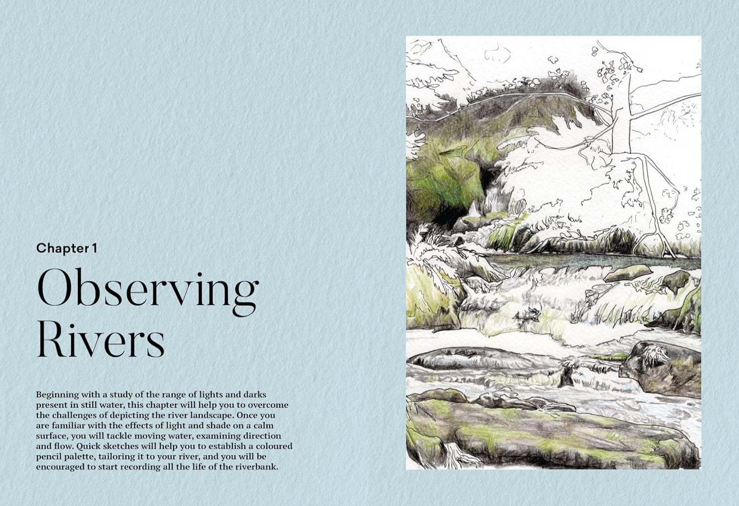 DRAW A RIVER SOURCE TO THE SEA