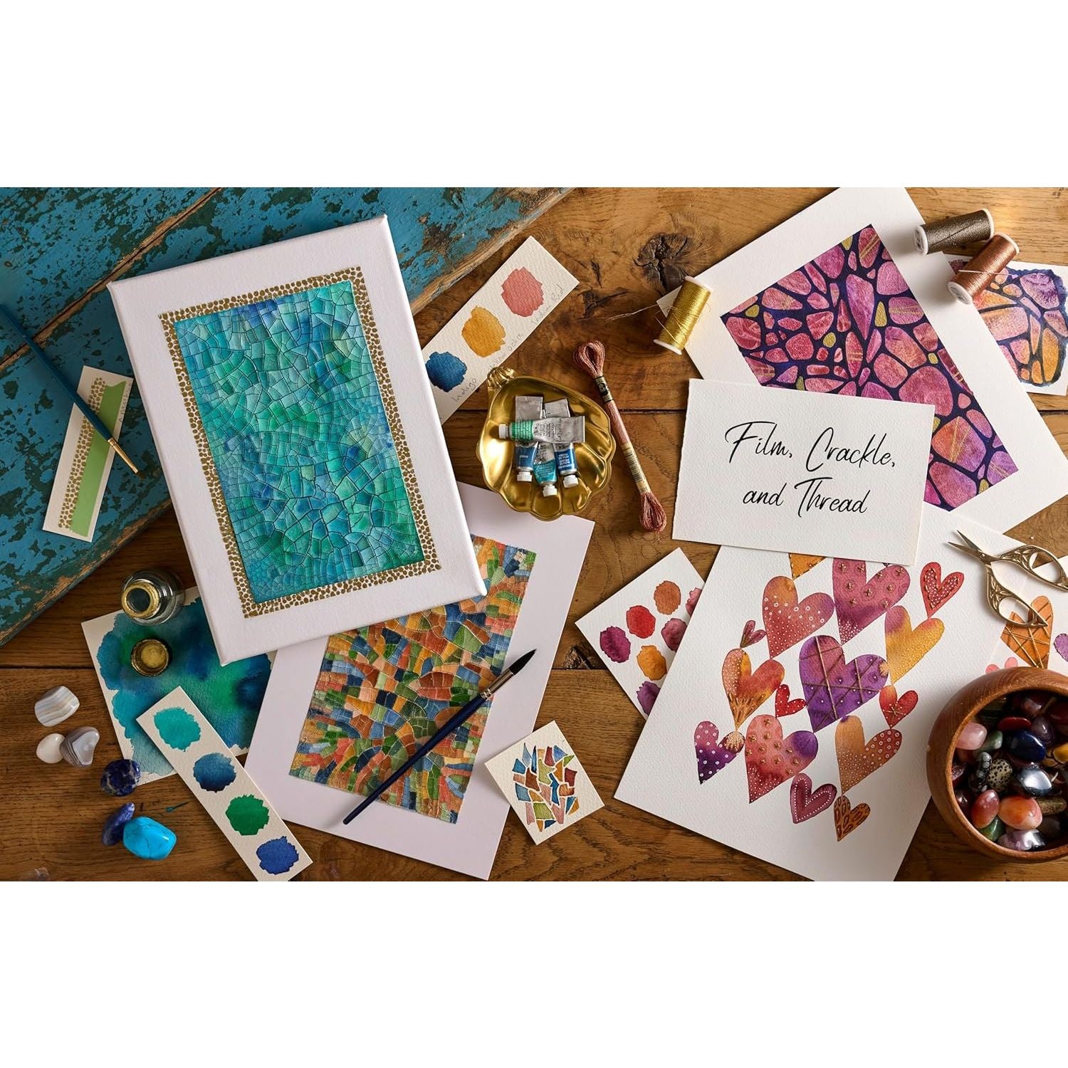 CREATIVE ABSTRACT MIXED MEDIA