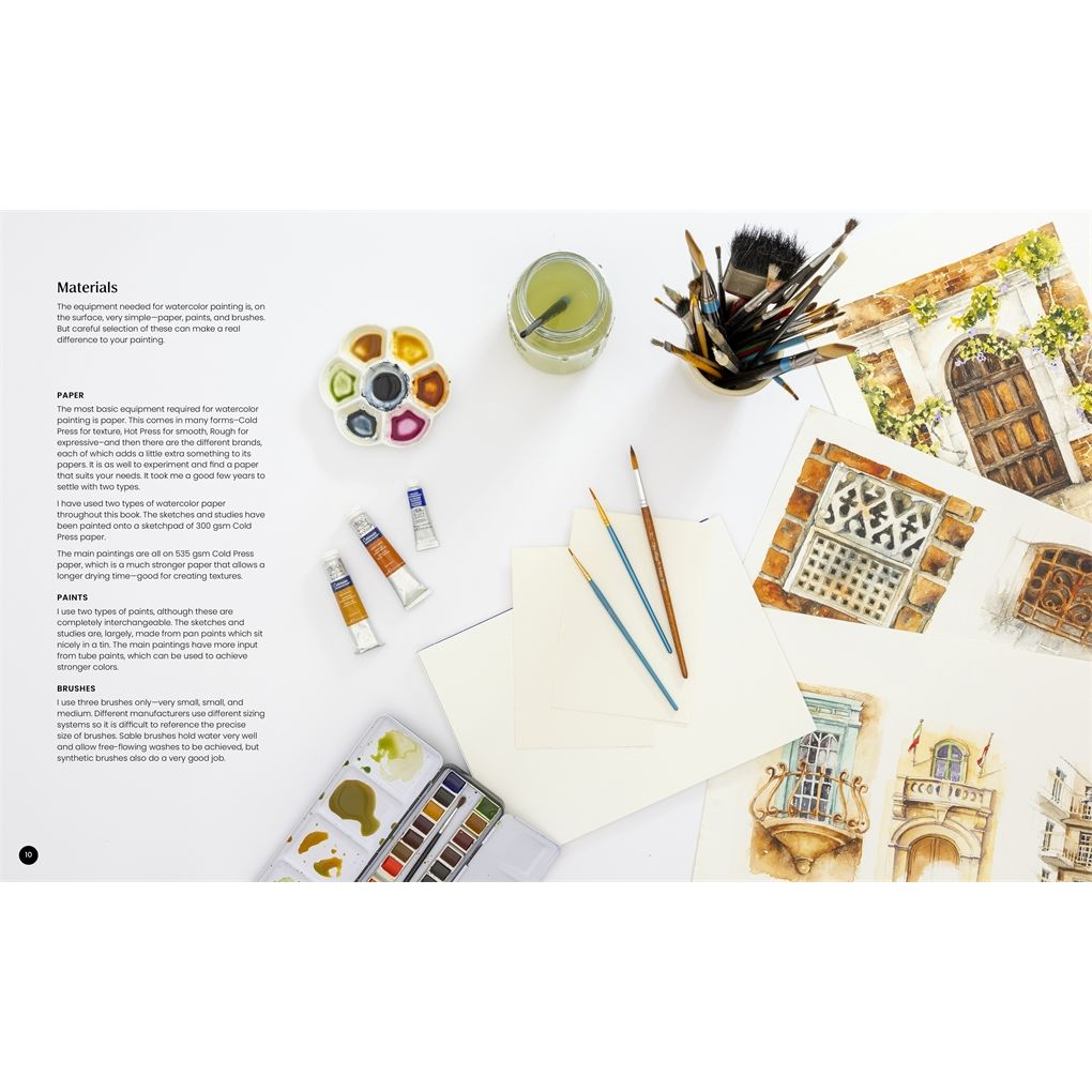 WATERCOLOUR ARTISTS INDEX URBAN LANDSCAPES