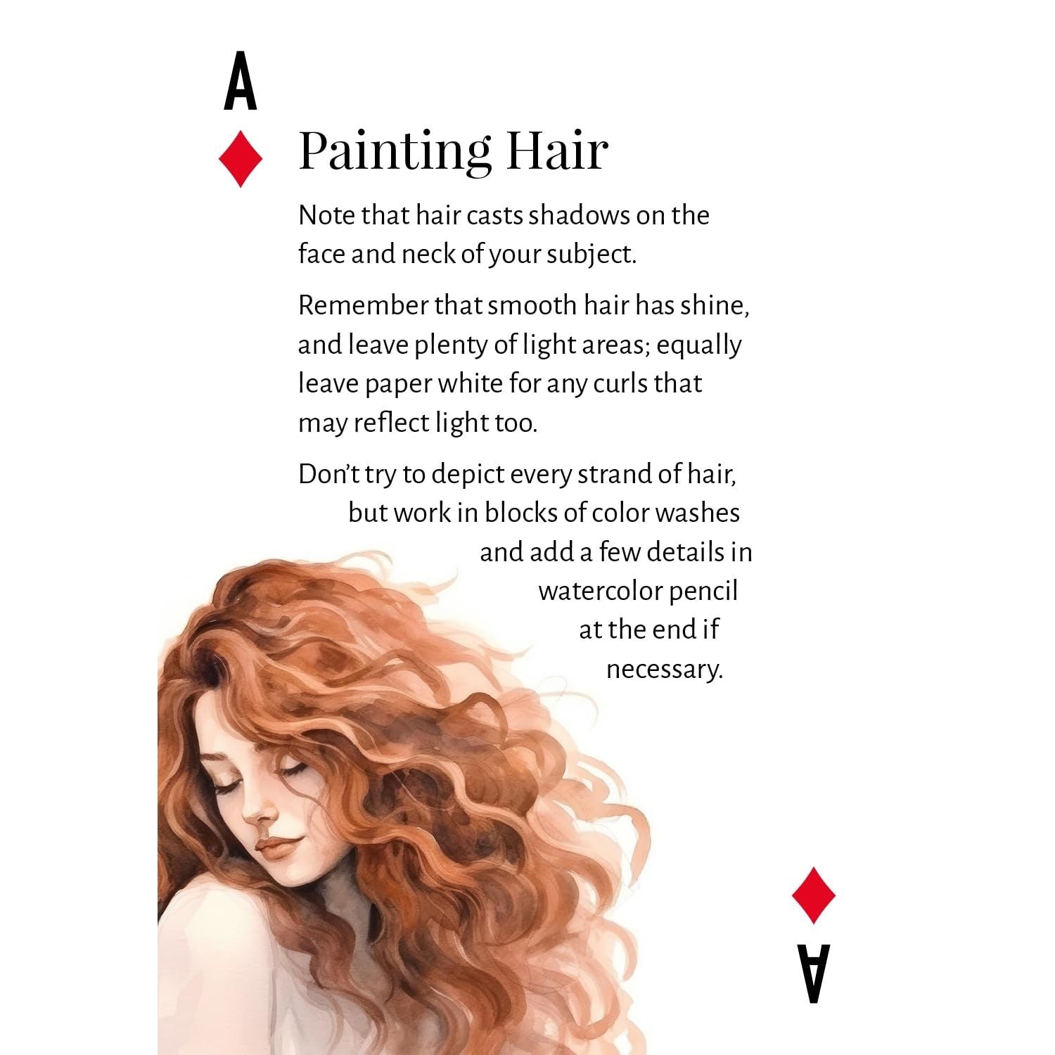ARTFUL HAND PLAYING CARDS WATERCOLOUR TIPS TRICKS