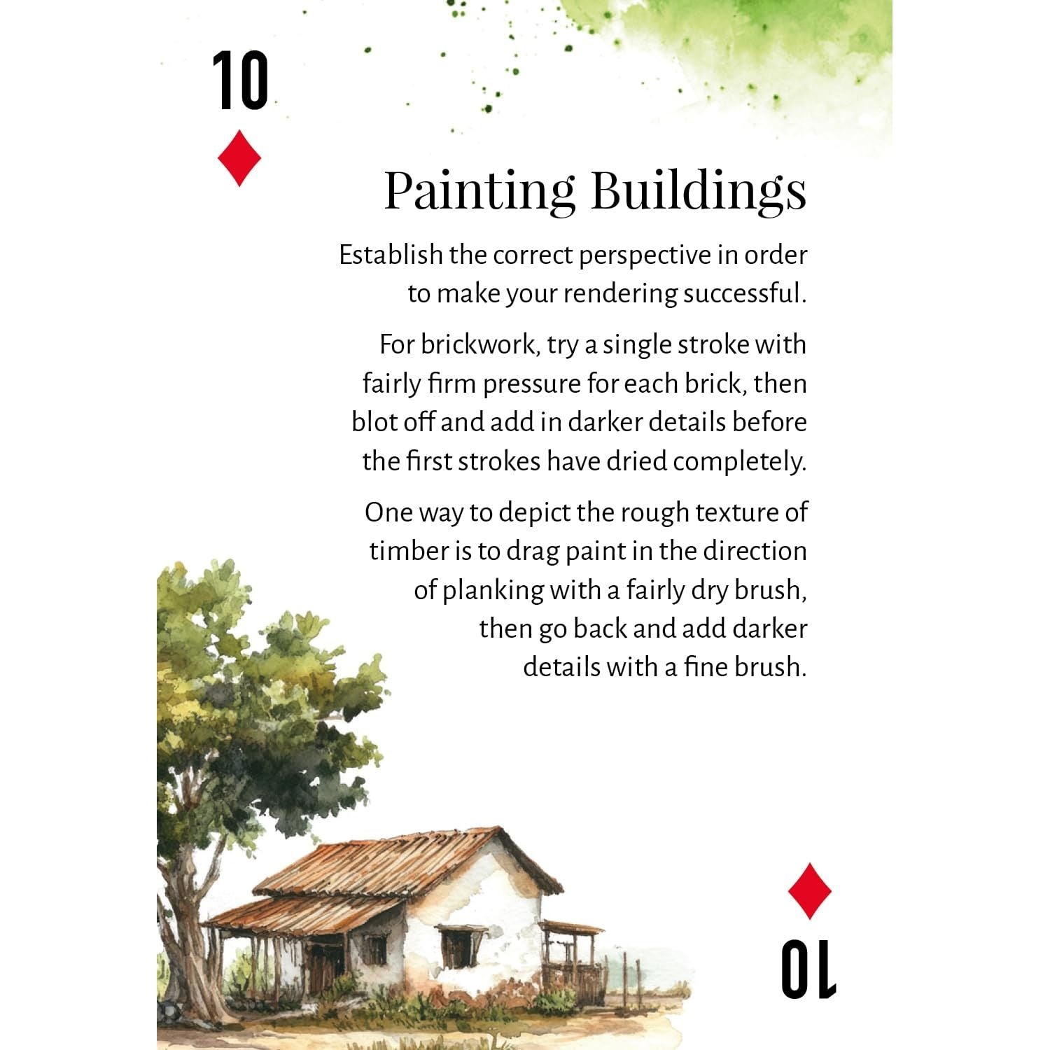 ARTFUL HAND PLAYING CARDS WATERCOLOUR TIPS TRICKS