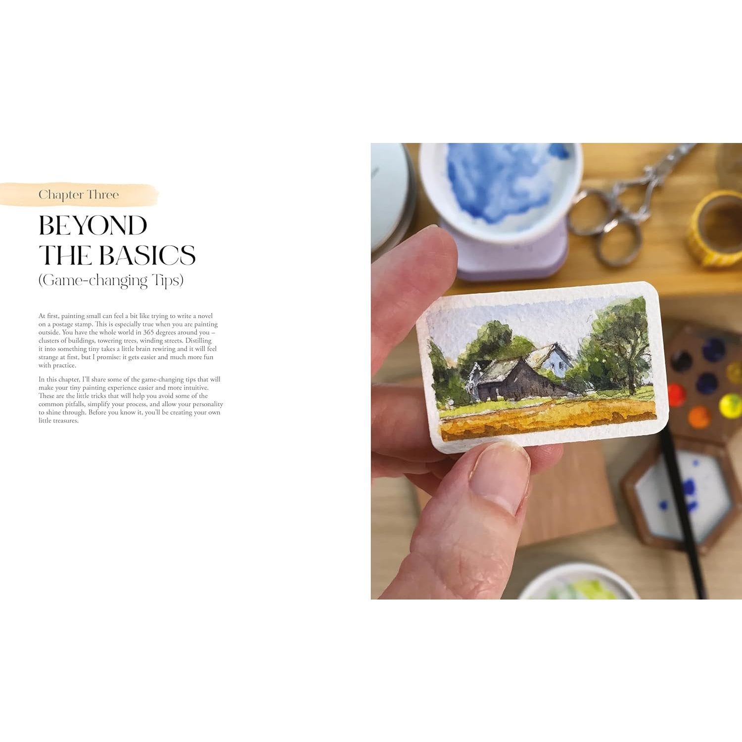 BIG BOOK OF TINY PAINTING WATERCOLOUR