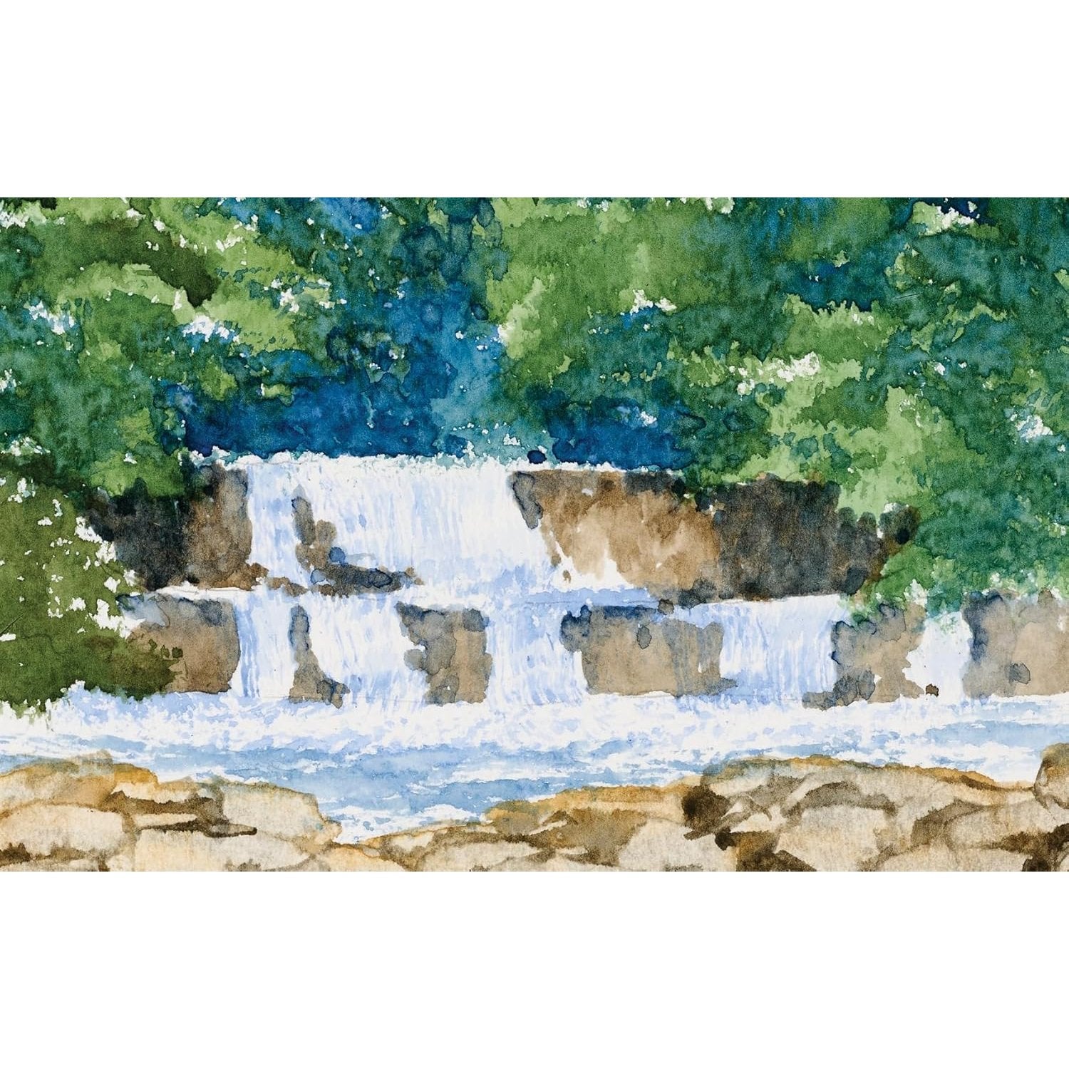 WATERCOLOUR MIXING DECK LANDSCAPES