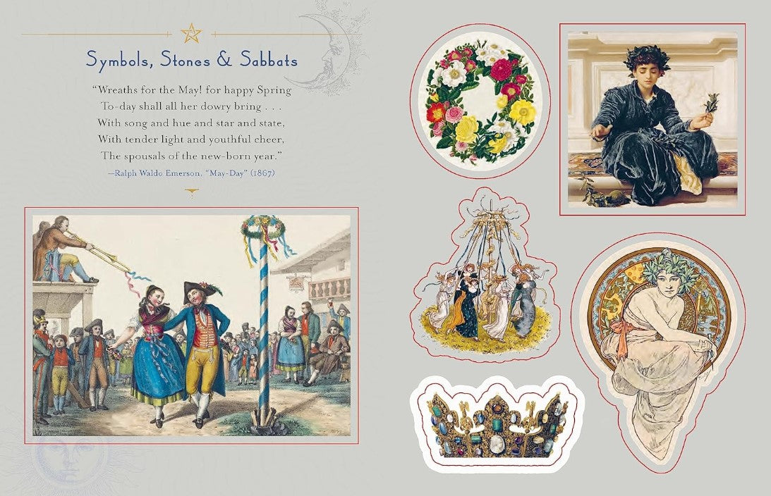 WICCA STICKER BOOK 400 MAGICKAL MYSTICAL STICKERS