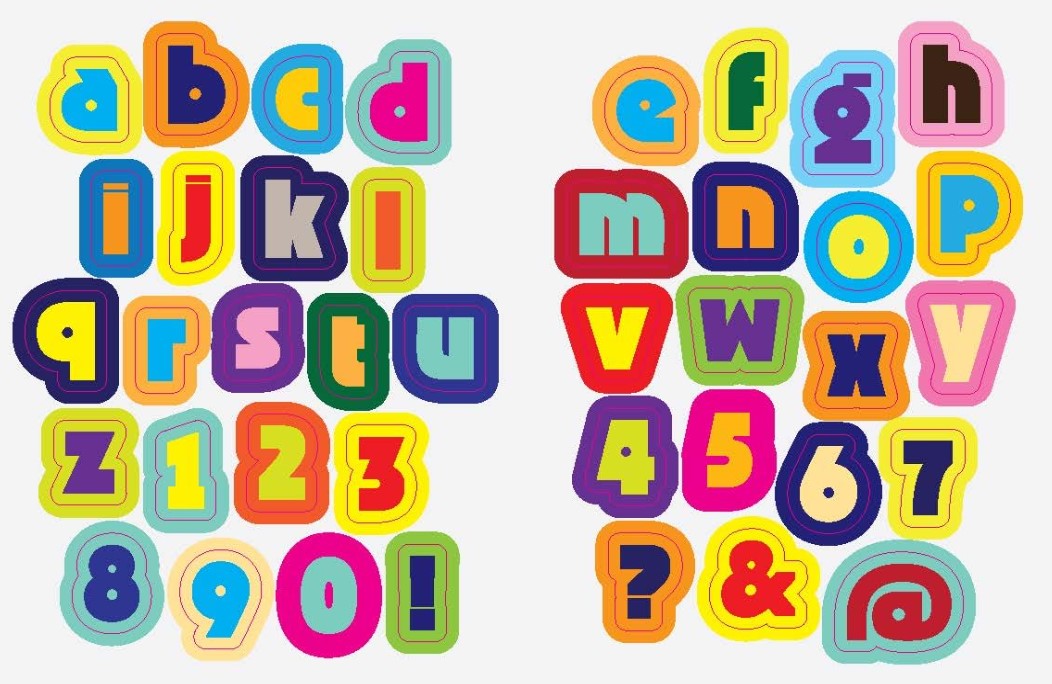 STICK WITH IT FRIENDS BY TYPE 650 STICKERS