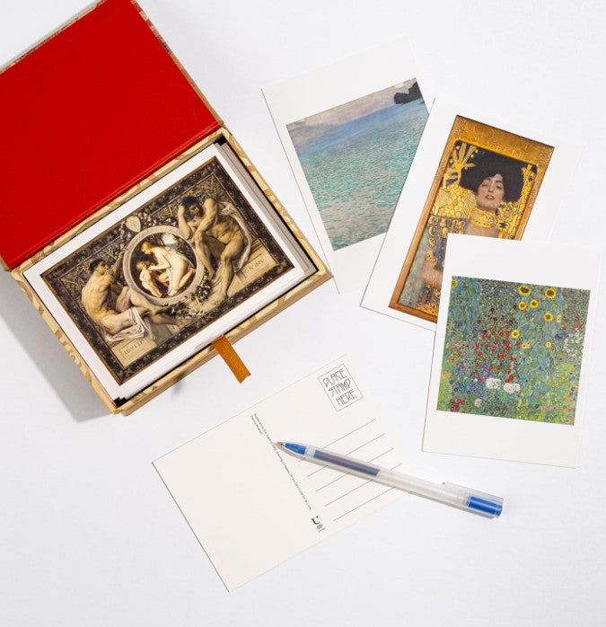 KLIMT BOX 50 POSTCARD OF PAINTINGS