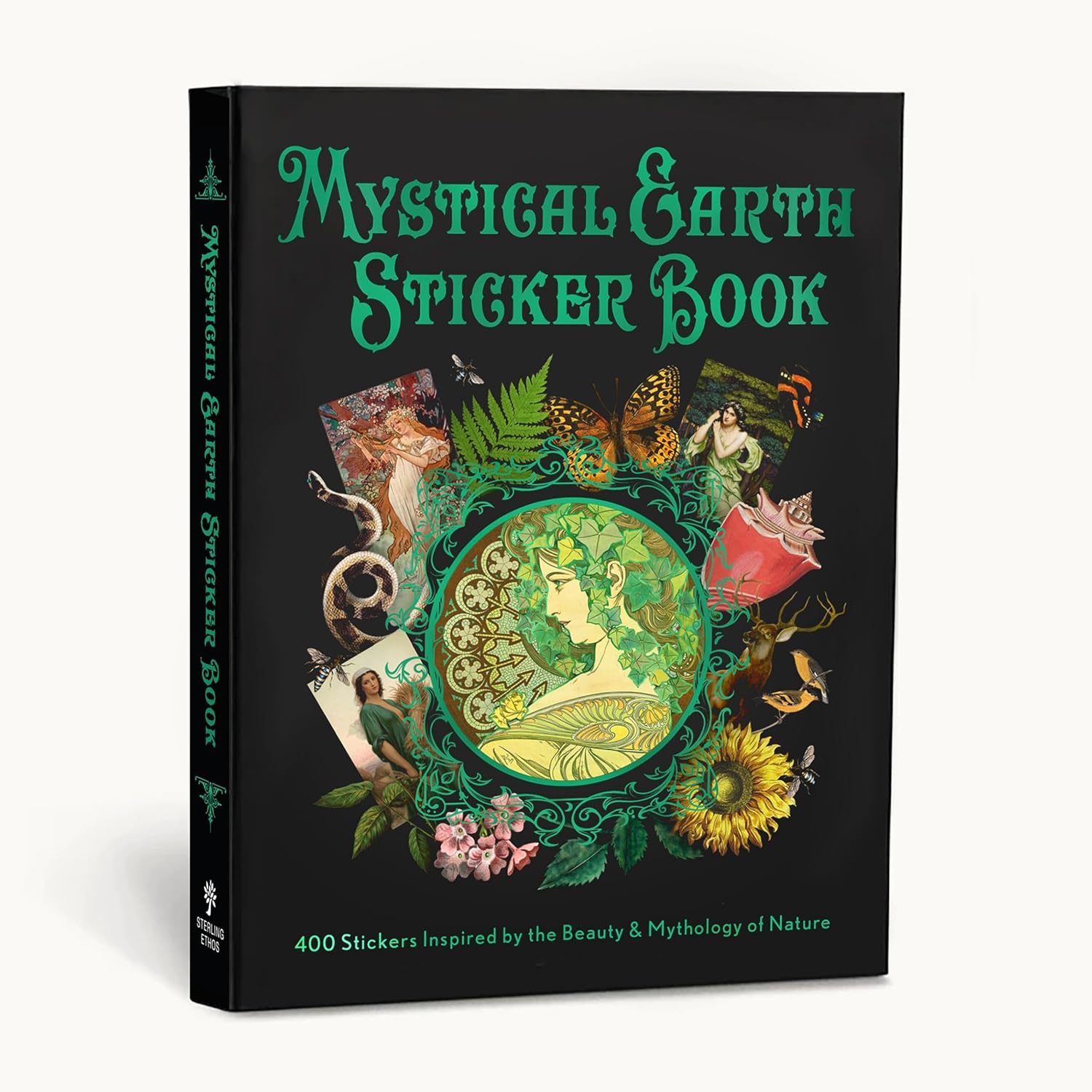 MYSTICAL EARTH 400 STICKERS BOOK MYTHOLOGY NATURE