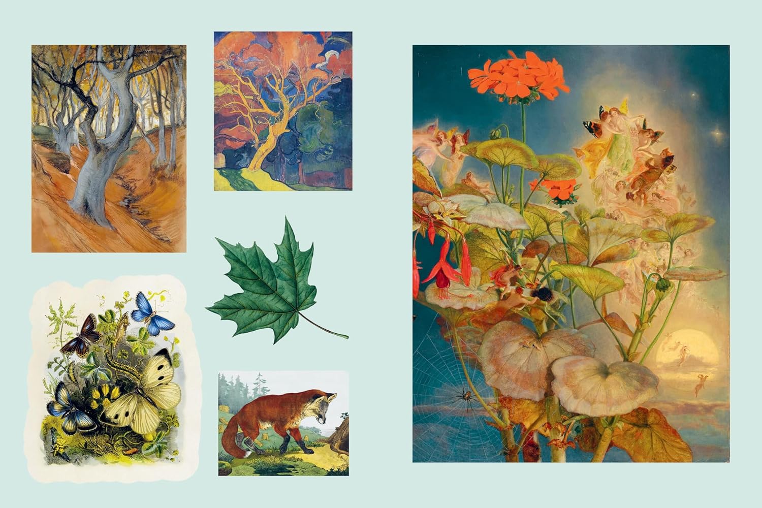 MYSTICAL EARTH 400 STICKERS BOOK MYTHOLOGY NATURE