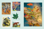 MYSTICAL EARTH 400 STICKERS BOOK MYTHOLOGY NATURE
