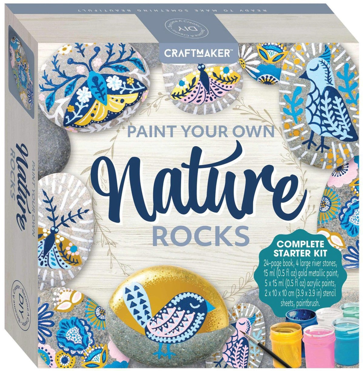 CRAFT MAKER NATURE ROCK PAINTING KIT