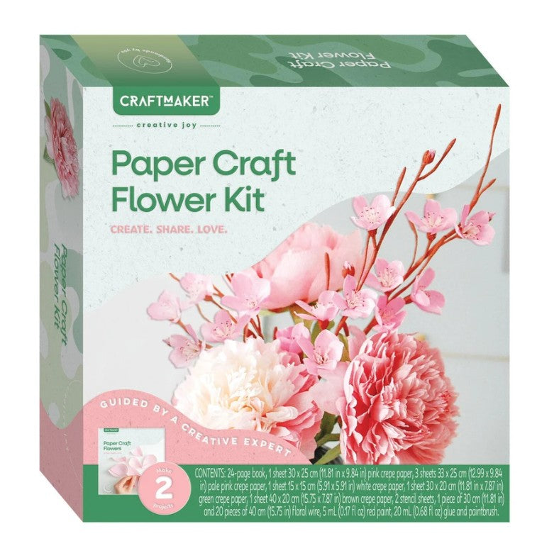 CRAFT MAKER PAPER FLOWER KIT