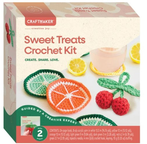 CRAFT MAKERS SWEET TREAT CROCHET KIT