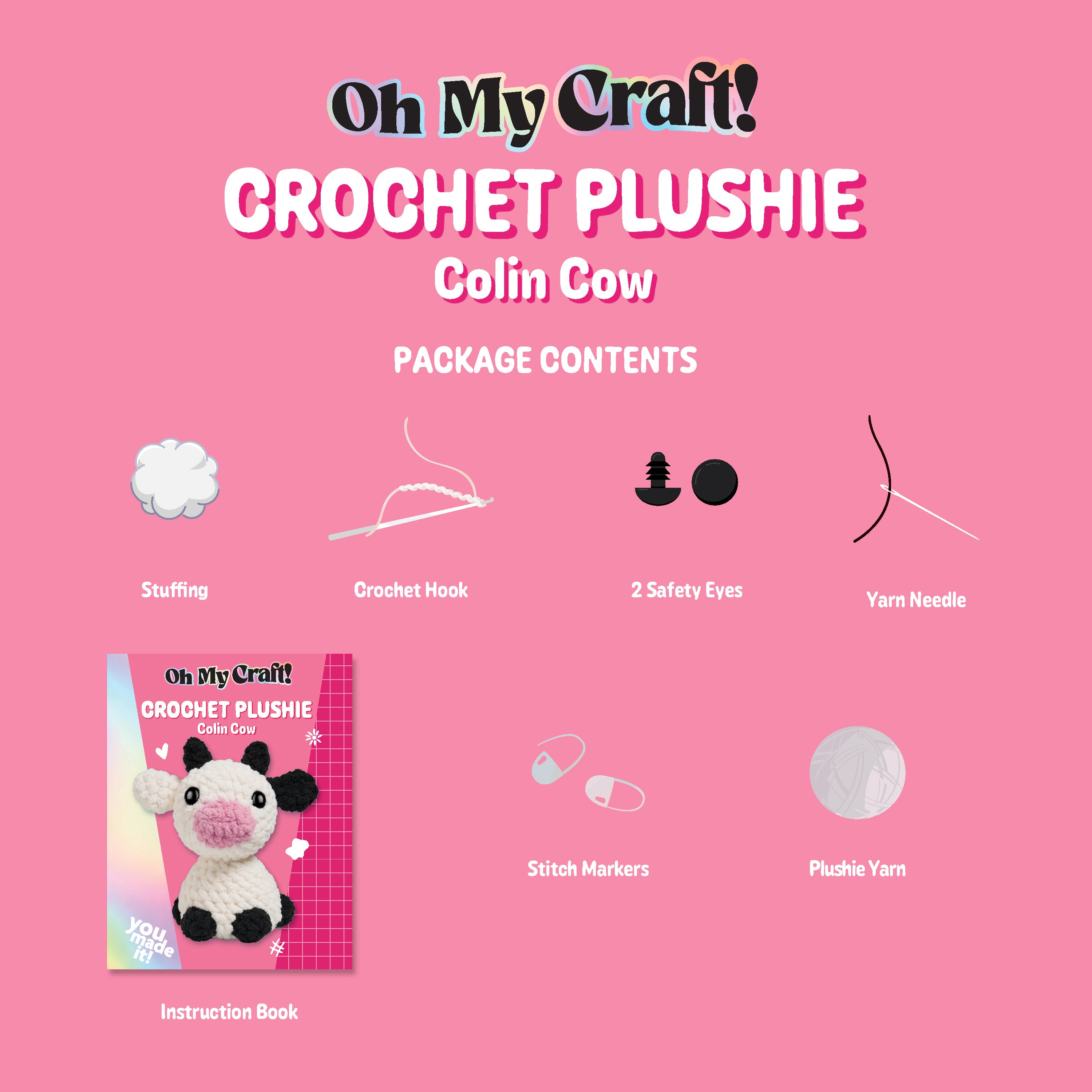 OMC! CROCHET PLUSHIE COLIN COW