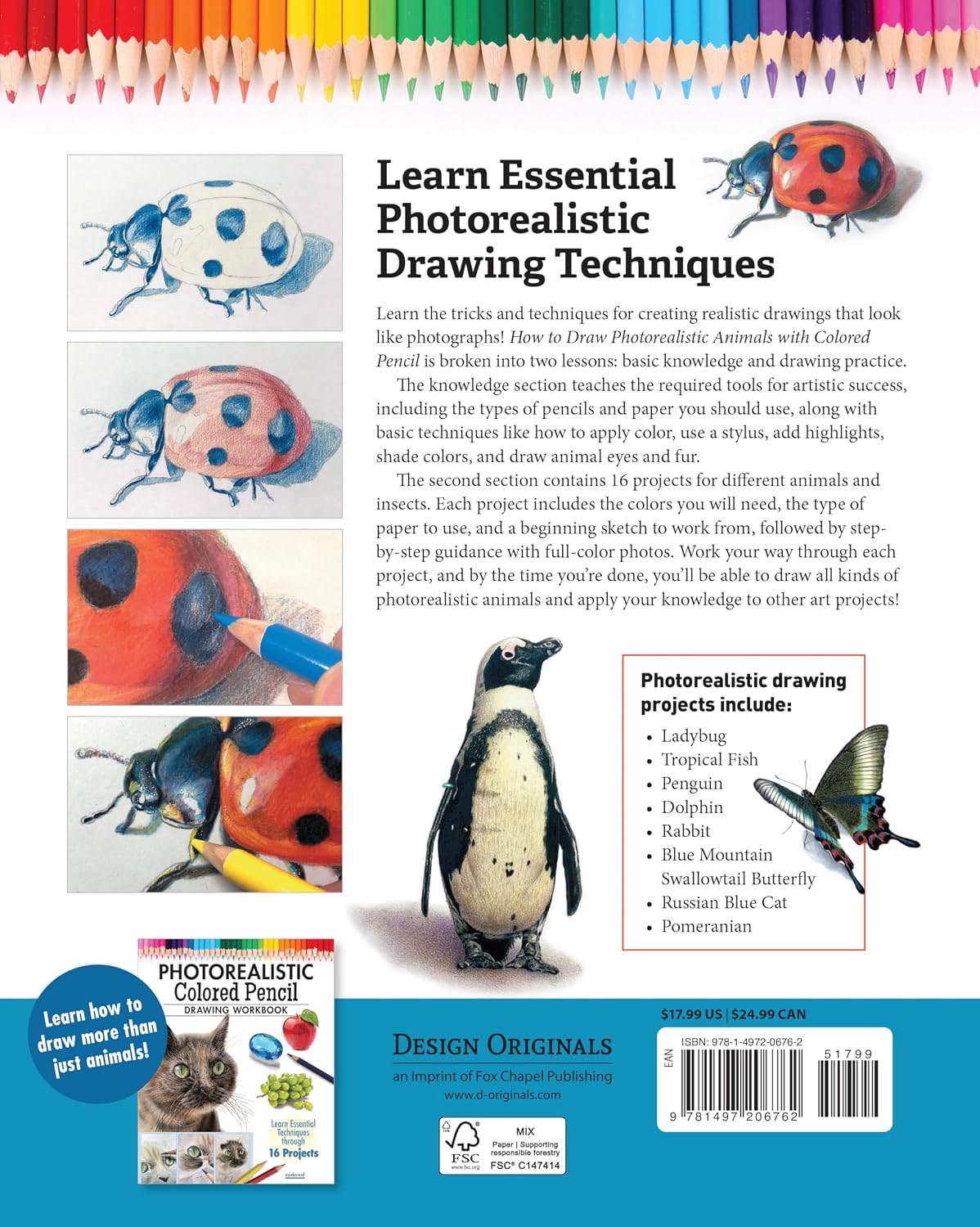 HOW TO DRAW PHOTOREALISTIC ANIMALS WITH COLORED PENCIL