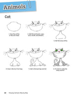 DRAWING CARTOONS STEP BY STEP 200 LESSONS