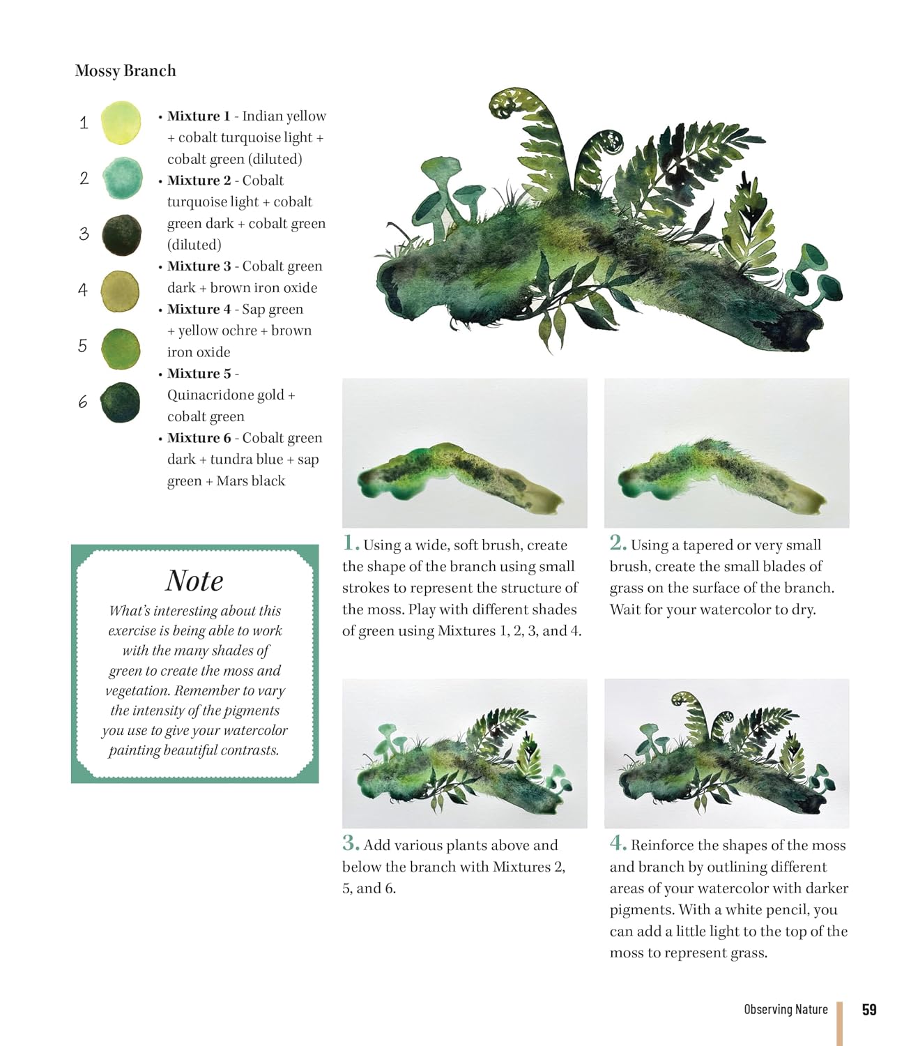 PAINTING THE SECRETS OF THE FOREST WITH WATERCOLORS