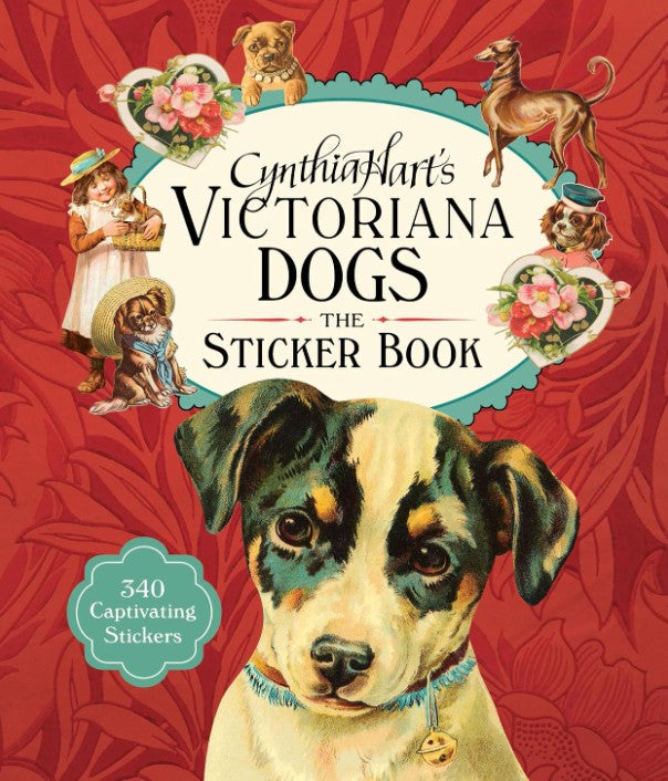 CYNTHIA HARTS 340 VICTORIANA DOGS STICKERS