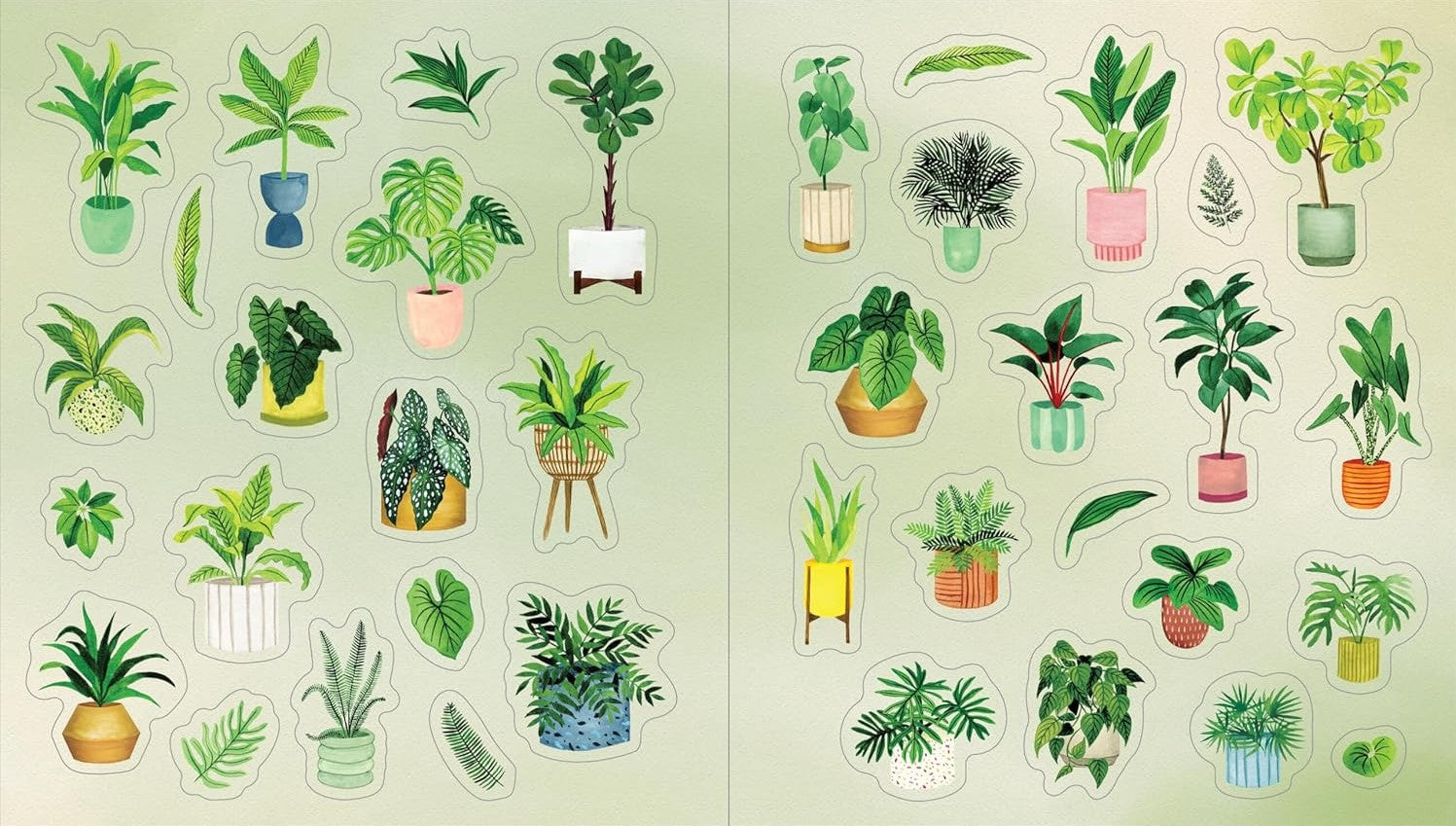 PLANT LOVERS STICKER BOOK